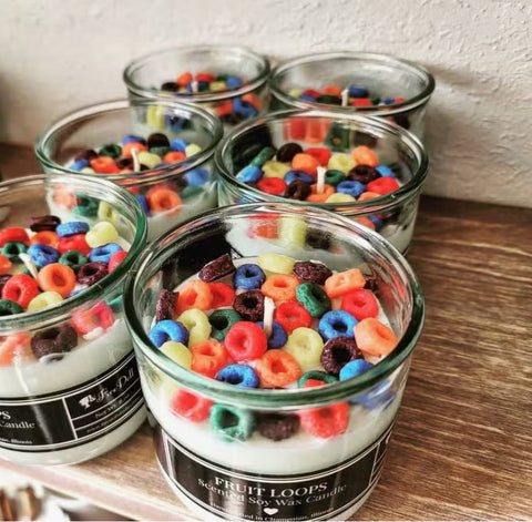 Adorable 8 oz Cereal Candle! Fire Doll Studio