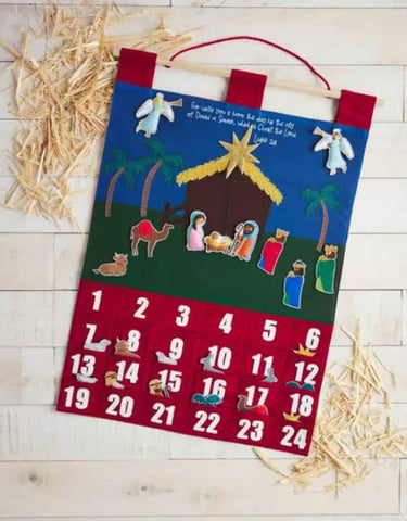 Nativity Advent Calendar Mud Pie