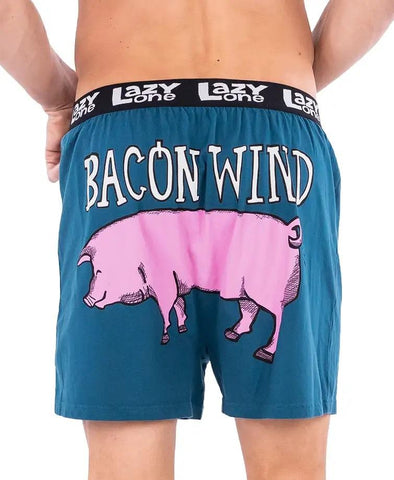 Bacon Wind Men's Pig Funny Boxer Lazy One