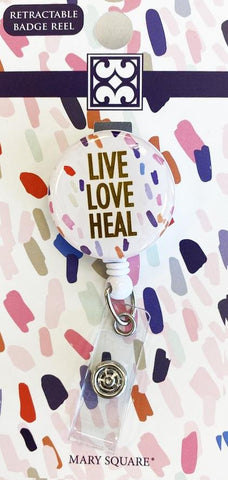 Badge Reel Live Love Heal - Treehouse Gift & Home