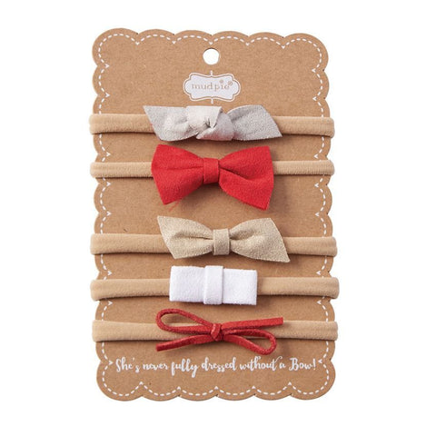 Holiday Leather Bow Set - Treehouse Gift & Home