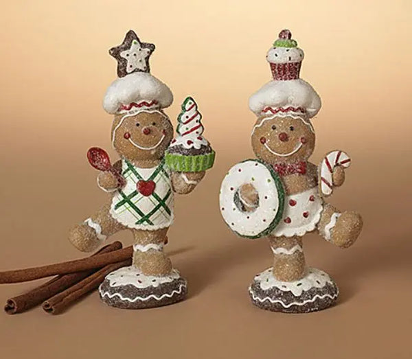  SAFIGLE Mini Gingerbread Man 120 Pcs Christmas Resin