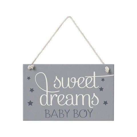 Sweet Dreams Boy Hanging Sign - Treehouse Gift & Home