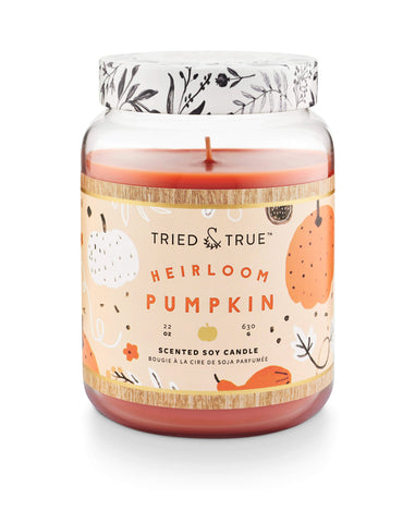 Tried & True Heirloom Pumpkin Extra Large Jar Candle - Treehouse Gift & Home
