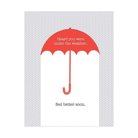 Under The Weather Card-Get Well - Treehouse Gift & Home