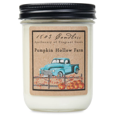 Pumpkin Hollow-14oz Jar Candle 1803 Candles