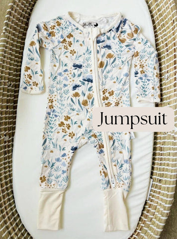 Bamboo Jumpsuit, Bamboo Baby Clothes, Bamboo Baby Clothing: Newborn / Jumpsuit - Treehouse Gift & Home - Onalaska Wisconsin