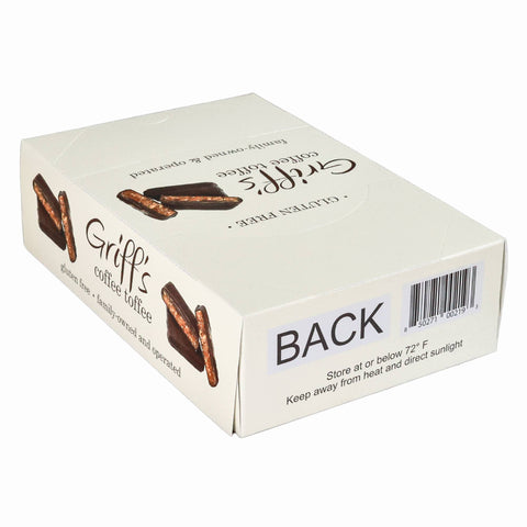 Griff's Coffee Toffee - 1oz Dark Chocolate Toffee Griff's Toffee