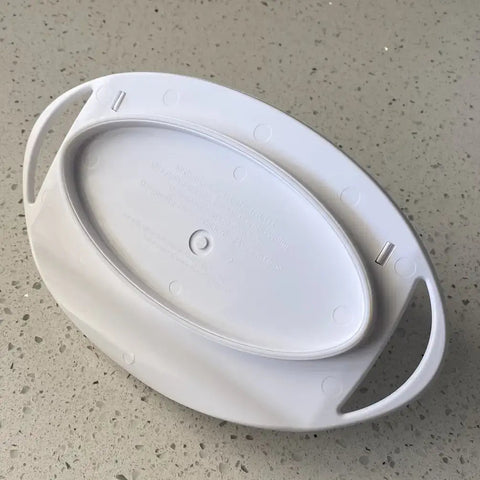 Countertop Flip-Top Butter Dish w/ Matching Spreader - Ivory Butterie