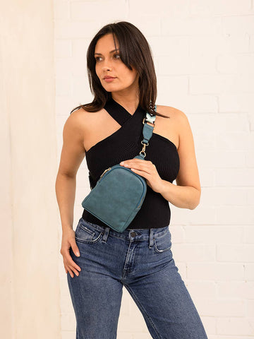 M2436 Ellen Sling Bag w/ Removable Guitar Strap: Brown Jen & Co.