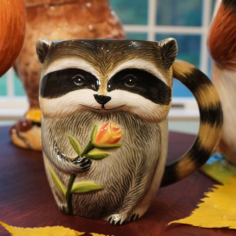 Woodland Critters Fall 3-D Mugs 16 oz. asst. Certified International