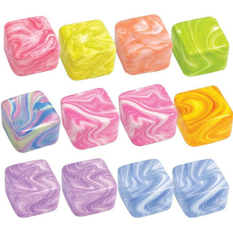 Fun Doh Swirl Squishy Cubes Viral Assortment - 12/Display: Wholesale Price Novelty Brands