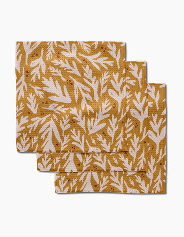 Trail Dusting Gold Dishcloth Set Geometry