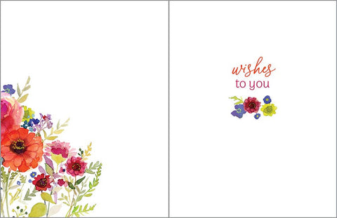 Anniversary Greeting Card - Celebrate Flowers GINA B DESIGNS