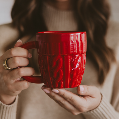 *NEW* Red Sweater Coffee Mug - Christmas Decor & Gifts Sweet Water Decor