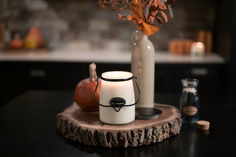 22 oz Butter Jar Candle: Hey, Pumpkin! Milkhouse Candle Company