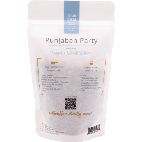 Punjaban Party - Ginger, Fennel and Cardamom Black Tea: 2.5oz The Chai Box
