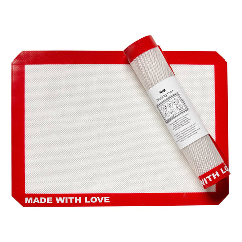 Made With Love Baking Mat - Red tag