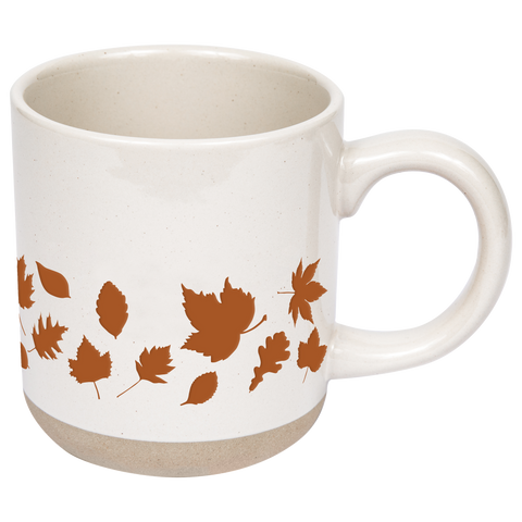 *NEW* Orange Leaves Stoneware Coffee Mug - Fall Decor Sweet Water Decor