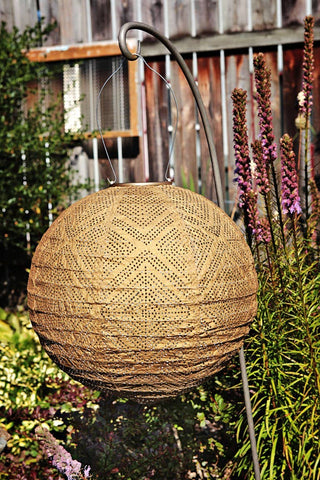 Stella Market 12" Globe Solar Lantern - Bronze Allsop Home & Garden
