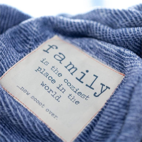 Together Time Family Mega Blanket - Blue Demdaco