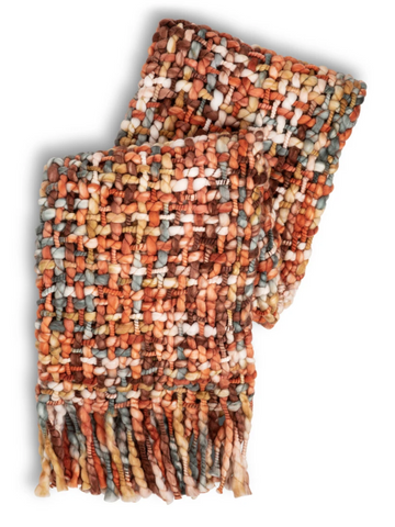 Woven Throw Blanket - Terracotta (YOUR JOURNEY) Demdaco