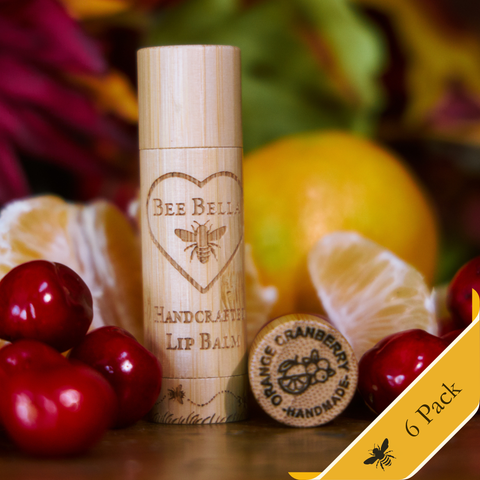 Orange Cranberry Lip Balm Bee Bella