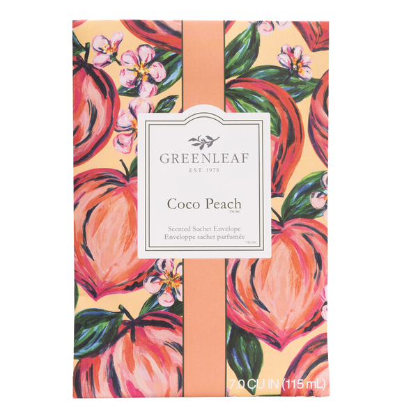 Coco Peach Large Sachet 18 Pack | New Spring/Summer Scent– Treehouse ...