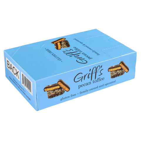 Griff's Pecan Toffee - 1oz Dark Chocolate Toffee Griff's Toffee