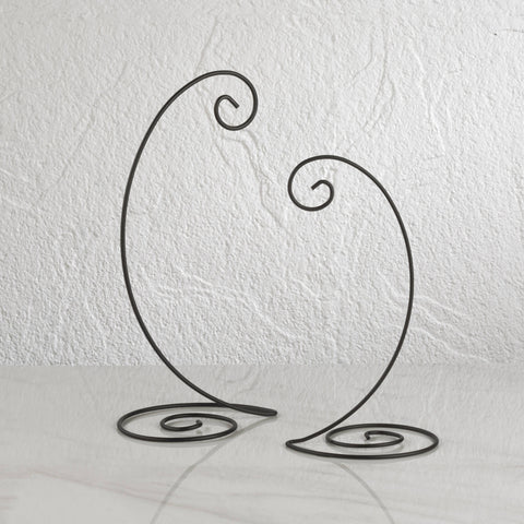 Spiral Wire Ornament Stand: Silver / Small Tripar International