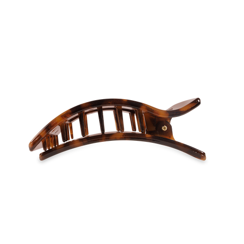 Flat Rectangle Hair Clip | Medium | Tortoise TELETIES