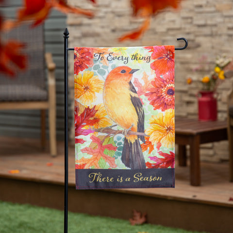 Changing Seasons Bird Burlap Garden Flag Evergreen Enterprises