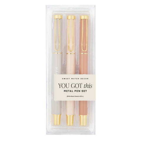 You Got This Metal Pen Set - Home Decor & Gifts Sweet Water Decor