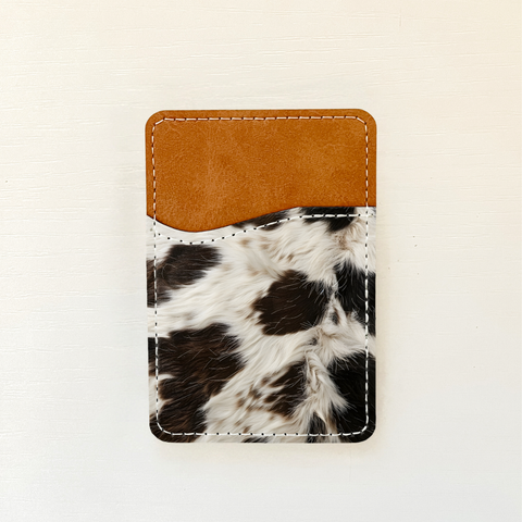 Cowhide Leather Card Holder (14 Options): 2 Olivia + Rose