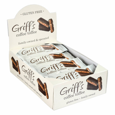 Griff's Coffee Toffee - 1oz Dark Chocolate Toffee Griff's Toffee