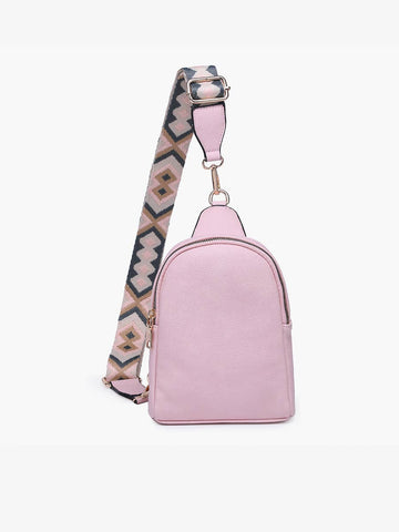 M2436 Ellen Sling Bag w/ Removable Guitar Strap: Brown Jen & Co.