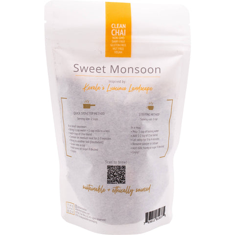 Sweet Monsoon - Mango and Coconut Black Tea: 2.5oz The Chai Box