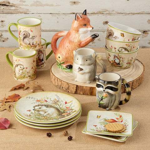 Woodland Critters Fall 3-D Mugs 16 oz. asst. Certified International
