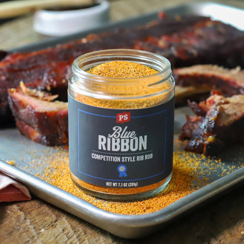 Blue Ribbon - Competition-Style BBQ Rib Rub: Original (7.1 oz) PS Seasoning