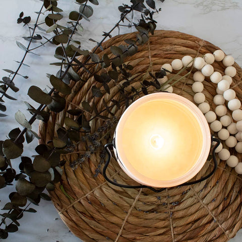 22 oz Butter Jar Candle: Tobacco & Honey Milkhouse Candle Company