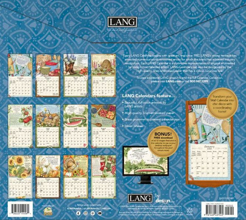AMERICAN KITCHEN-2026 LANG WALL CALENDAR Lang Companies, Inc