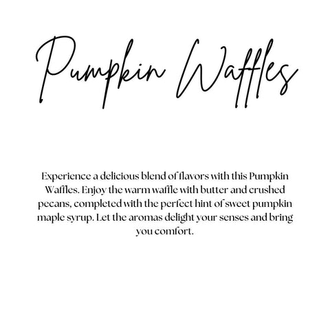 Car/Air Diffusers:  Pumpkin Waffles Hollowood Home and Candle