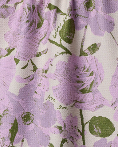 Love U Forever Tea Towel Geometry