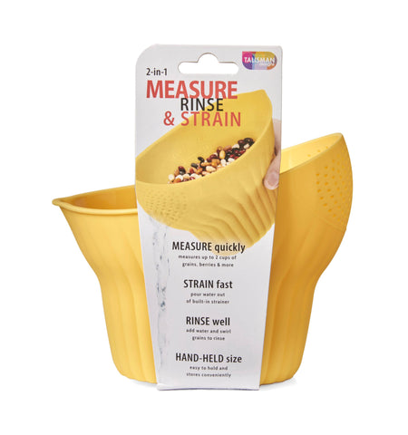 Measure Rinse & Strain: Yellow