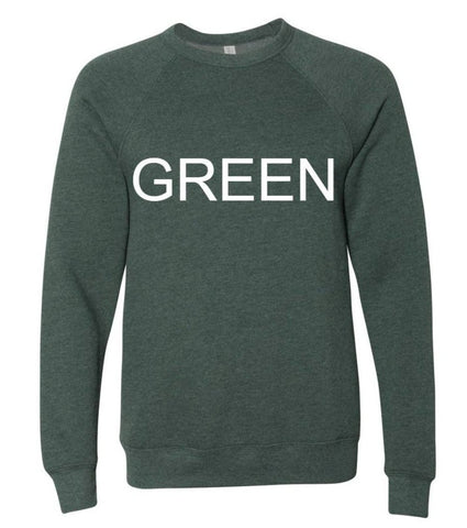 Midwest Pine Crewneck, Fleece Crewneck, Midwest Sweatshirt: Green / 2XL Autumn Rose Co.