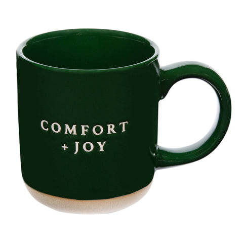 Comfort and Joy Stoneware Coffee Mug - Christmas Decor Sweet Water Decor