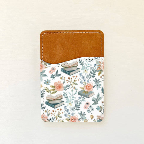 Bookish Florals Leather Card Holder (15 Options): 6 Olivia + Rose