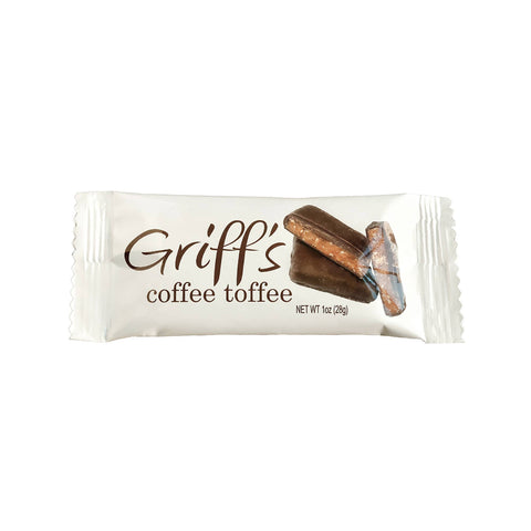 Griff's Coffee Toffee - 1oz Dark Chocolate Toffee Griff's Toffee