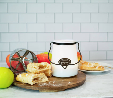 22 oz Butter Jar Candle: Apple Strudel Milkhouse Candle Company