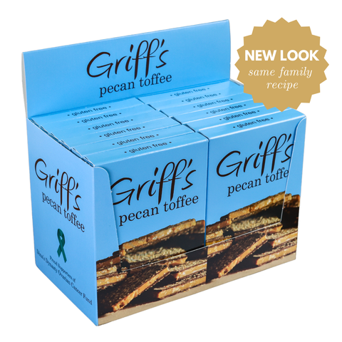 Griff's Pecan Toffee - 2oz Dark Chocolate Toffee Griff's Toffee